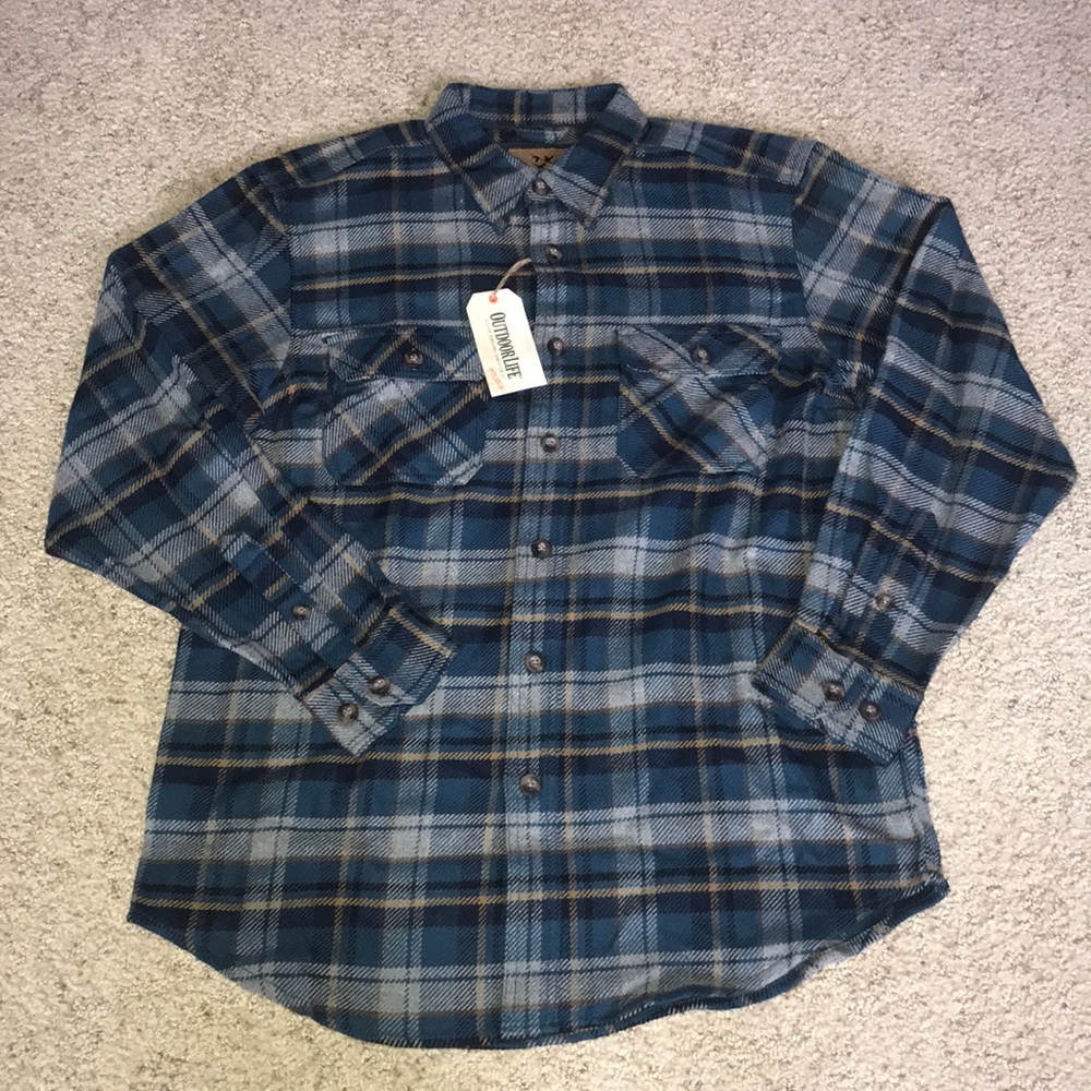 Outdoor Life Men’s Plaid Flannel Shirt